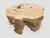 2010s Andrianna Shamaris Organic Bleached Teak Wood Coffee Table or Side Table For Sale - Image 5 of 18