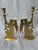 Metal Vintage Brass Angel Figural Candlesticks Holders a Pair For Sale - Image 7 of 16