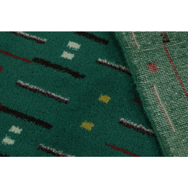 Textile Vintage Zeki Müren Art Deco Rug, With Geometric Patterns, From Rug & Kilim For Sale - Image 7 of 7