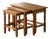 Mid-Century Modern Danish Nesting Tables in Oak, 1960s, Set of 3 For Sale