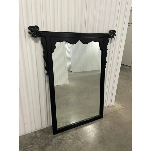 Chinoiserie Late 20th Century Chinoiserie Large Wall Mirror by Century Furniture For Sale - Image 3 of 6