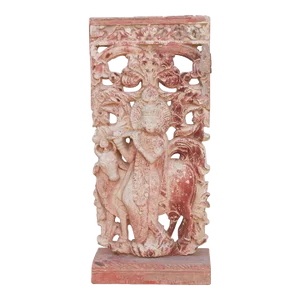 Vintage Cast Indian Krishna Figure
