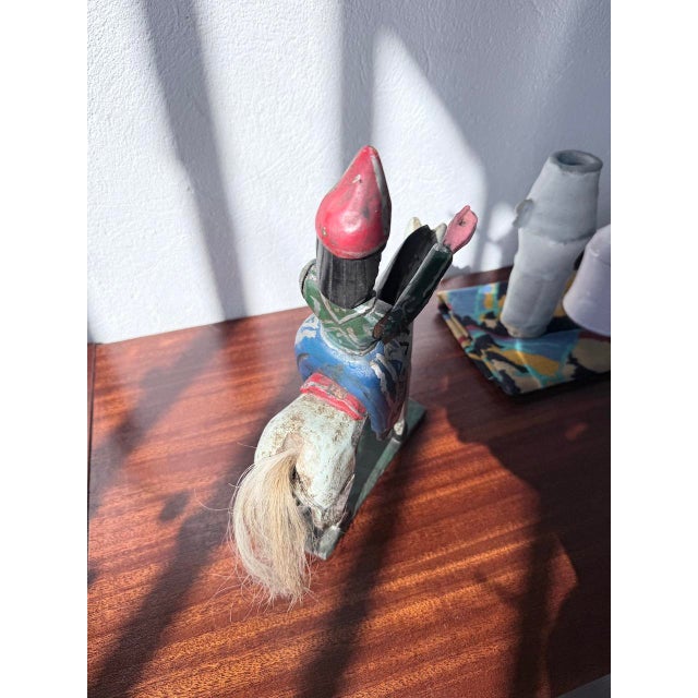 Folk Art Cheval Statuette, Guatemala, 1970s For Sale - Image 18 of 18