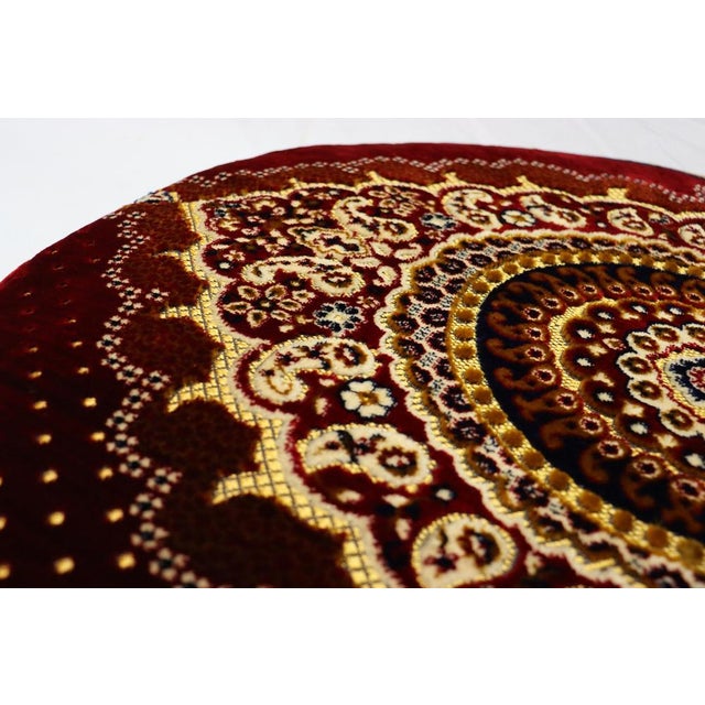 Antique Indian Hand Carved Chakki Rice Mill Stool or Ottoman, 1950s For Sale - Image 11 of 17