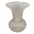 Early 20th Century Victorian Wheel Cut Frosted Glass Floral Oil Lamp Fluted Hurricane Shade Chipped For Sale In Los Angeles - Image 6 of 7