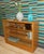 Display Cabinet in Elm and Glass, 1960s For Sale - Image 12 of 16