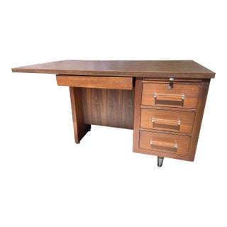 1960s Vintage Mid Century Modern Alma Desk For Sale