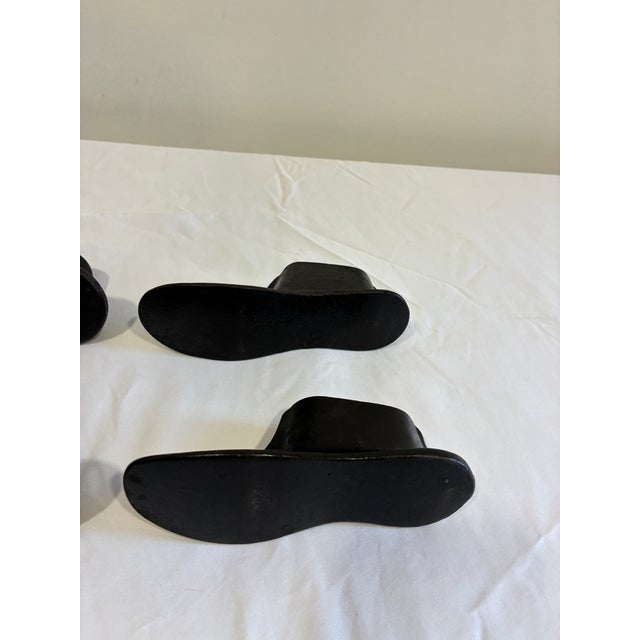Vintage Cast Iron Shoe Molds – Set of 6 Industrial Cobbler Forms For Sale - Image 14 of 14