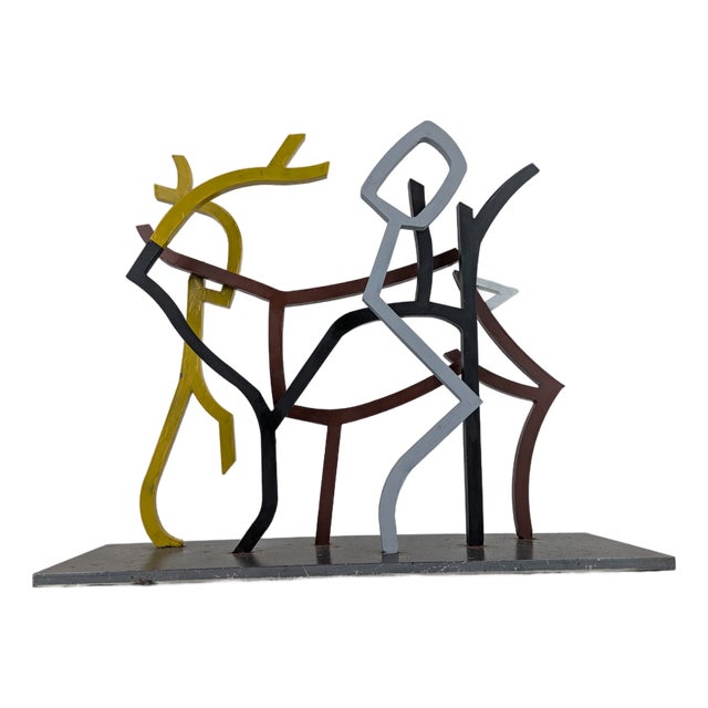Sylvain Chartier, Sculpture, Colored Metal For Sale