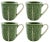 2020s Bordallo Pinheiro Cabbage Mug, Green, Set of 4 For Sale - Image 5 of 5