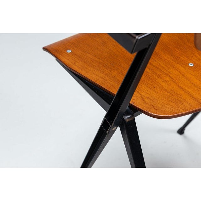 Pyramid Dining Chairs by Wim Rietveld for Ahrend De Cirkel, Netherlands, 1960s, Set of 4 For Sale - Image 11 of 13