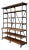 Vintage French Plank Wood Etagere For Sale