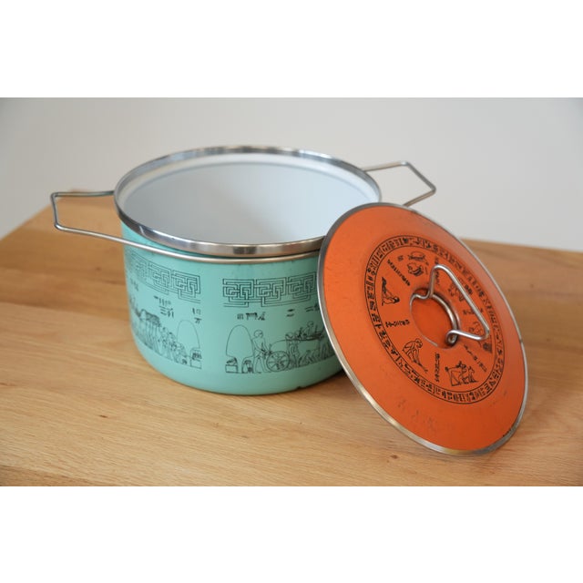 Vintage Italian Blue Pot by Carla Agnelli for Siltal, 1970s For Sale - Image 6 of 7