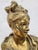 Gold A Carrier, Bust of a Woman, 19th Century, Bronze on Marble For Sale - Image 8 of 18