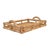 Contemporary Matthew Izzo Home Tatum Rattan Tray For Sale - Image 3 of 5