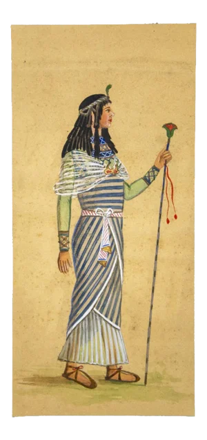 Unknown, Costume for Aida, Tempera and Watercolor, 1920s