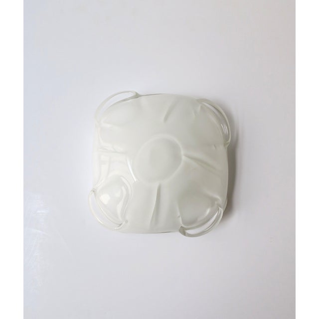 Italian Murano White Gold Art Glass Bowl, Circa Mid-20th Century For Sale - Image 10 of 10