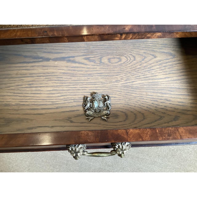 English Regency Style Writing Table by Theodore Alexander For Sale - Image 4 of 13