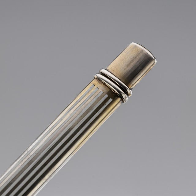 20th Century English Silver & Enamel Desk Accessory Set, 1912 , Set of 3 For Sale - Image 6 of 18