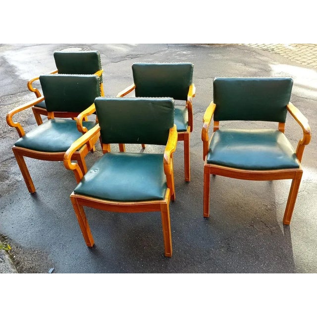 Chairs by Jacob Kjaer, 1940s, Set of 5 For Sale - Image 10 of 13