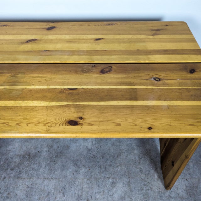 Sculptural Dining Set in Pine by Gilbert Marklund for Furusnickarn Ab, 1970s, Set of 3 For Sale - Image 13 of 18