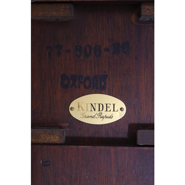 Kindel Oxford Mahogany Queen Anne Tea Table For Sale - Image 17 of 17