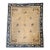19th Century Antique Chinese Peking Rug, Handwoven Open Pattern, Tan & Blue, 12' X 14' For Sale
