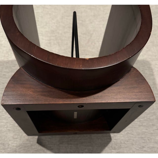 Frontgate ModernVintage Teak U-Shaped Magazine Holder For Sale In Dallas - Image 6 of 11