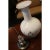 Metal Silver Leaf Lidded White Ceramic Vase For Sale - Image 7 of 10