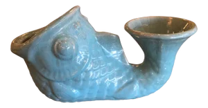 Hollywood Regency Fish Koi Garden Planter