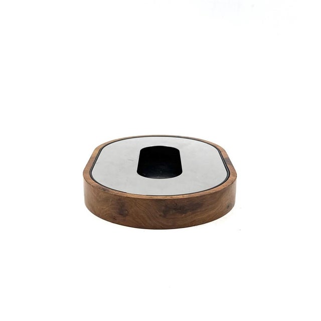 Mid-Century Olive Wood Ashtray, Italy, 1970s For Sale - Image 9 of 17