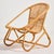 Italian bamboo chair from the 1960s. The frame of the chair is made of bamboo, the seat and backrest are made of woven...