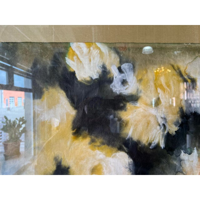 Wood 1960's Feschler Expressionist Abstract Still Life Painting, Frame For Sale - Image 7 of 13