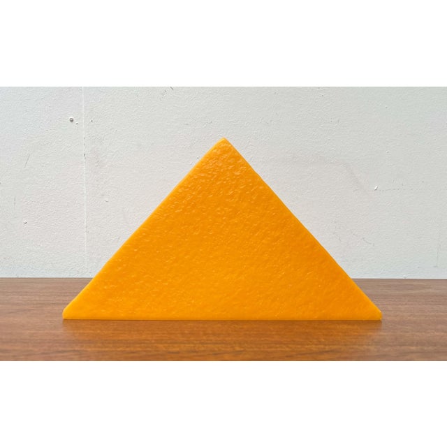 1980s Postmodern Orange Prism Shape Floor or Table Lamp from Heico, 1980s For Sale - Image 5 of 10