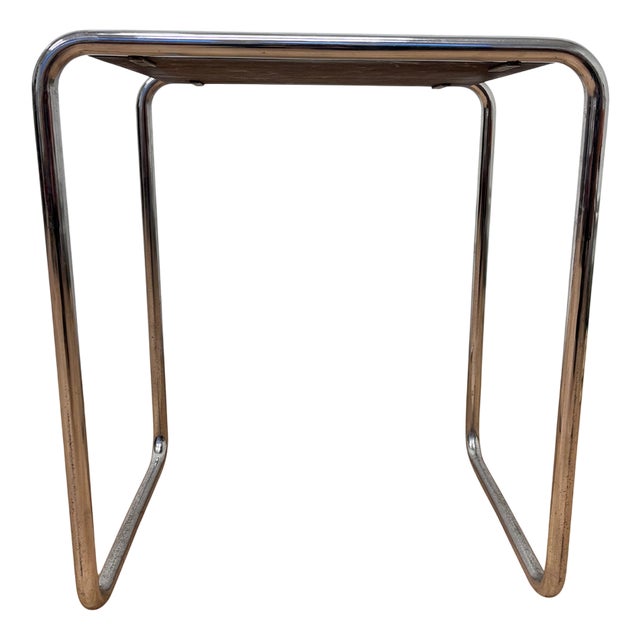 Vintage Bauhaus Chrome Side Table by Marcel Breue, 1930s For Sale