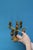 Gold Swedish Brass Five-Arm Candelabra by Lars Åkesson for Vallonmässing For Sale - Image 8 of 11