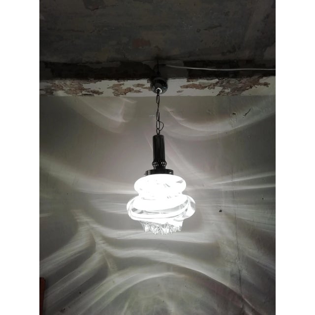 Model Zebra Ceiling Lamp, 1960s For Sale - Image 7 of 11