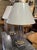 Beautiful pair of Karl Springer Mid-Century Modern lucite and brass lamps. Elegant and timeless for a fine home. Circa...