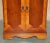 Vintage Burr Yew Wood CD or DVD Cabinet For Sale - Image 6 of 14
