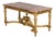 Mid 19th Century French Napoleon III Giltwood Coffee Table With Rouge Marble Top, Provence For Sale
