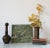 Olive Vintage Italian Leather Decanter For Sale - Image 8 of 11