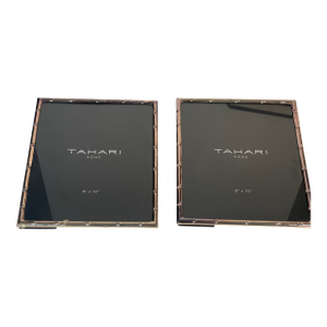 Vintage Pair of Tahari Silverplate Photo Frames
