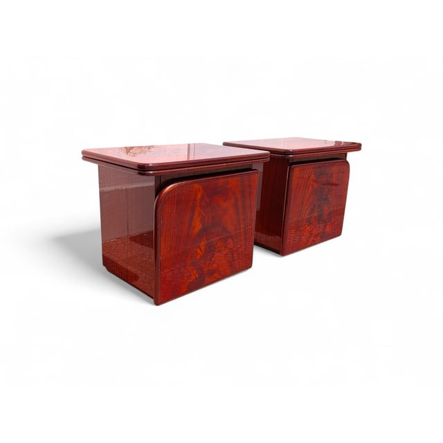 Dressers and Bedside Tables, Italy, 1950s, Set of 3 For Sale - Image 6 of 16