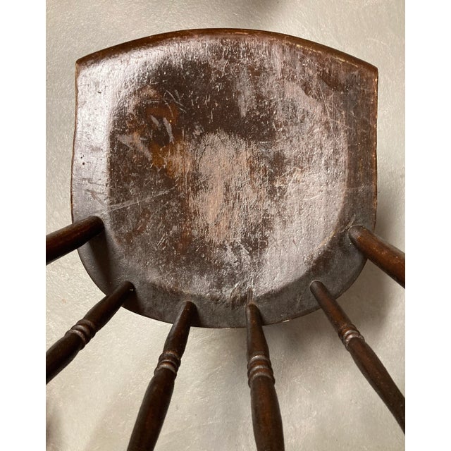 Antique Bow Back Chair For Sale In Cleveland - Image 6 of 9