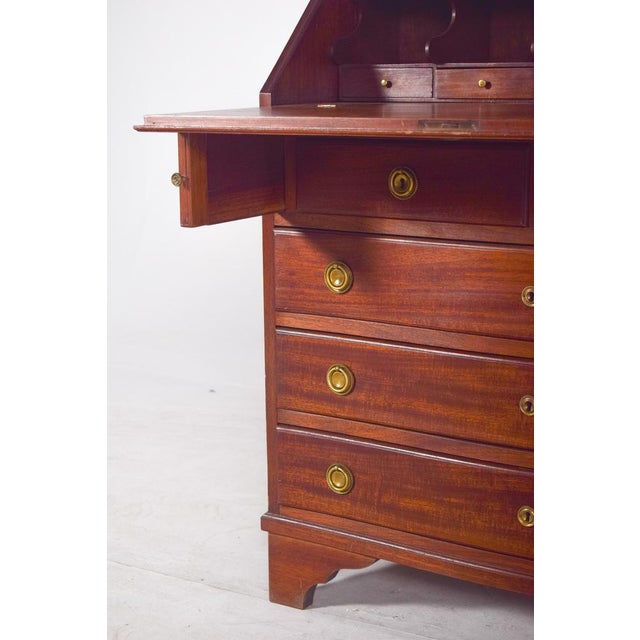 Antique Paper Chest of Drawers in Mahogany, 1890s For Sale - Image 5 of 13