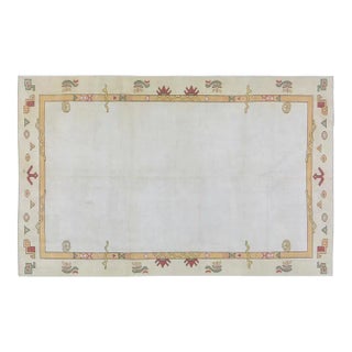 Vintage Turkish Anatolian Hand Knotted Wool Rug, 5'7x9 For Sale
