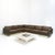 This travertine coffee table was designed by Angelo Mangiarotti for Up&Up Italy in the 1970s. The column shaped legs are...
