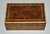 Vintage Traditional English Inlaid Burl Wood Box For Sale - Image 12 of 13