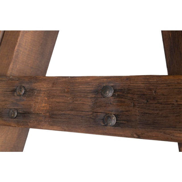 Wood Mid 20th Century Oak Artist's Easel For Sale - Image 7 of 11