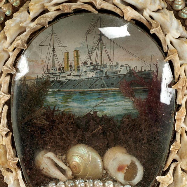 Late 18th Century Antique British Colonial Sailors Valentine For Sale - Image 5 of 10